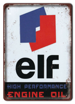 ELF OIL PLAKAT METALOWY SZYLD OBRAZEK RETRO #20116