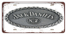 WHISKEY JACK DANIELS TABLICA REJESTRACYJNA Plakat #08283