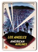 LOS ANGELES PLAKAT METALOWY SZYLD RETRO #20178