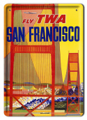 SAN FRANCISCO PLAKAT METALOWY SZYLD RETRO #20189