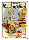 WALT DISNEY PLAKAT METALOWY SZYLD RETRO #20195