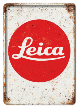 LEICA PLAKAT METALOWY SZYLD OBRAZEK RETRO #20343