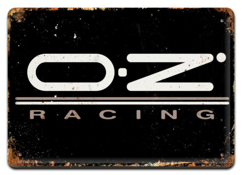 O-Z RACING PLAKAT METALOWY SZYLD OBRAZEK #20360