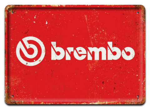 BREMBO PLAKAT METALOWY SZYLD OBRAZEK RETRO #20361