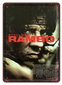 RAMBO PLAKAT METALOWY SZYLD OBRAZEK RETRO #20392