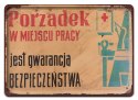 PRL PLAKAT METALOWY SZYLD OBRAZEK RETRO #12638