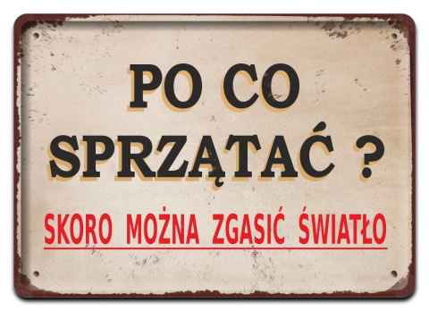 PRL PLAKAT METALOWY SZYLD OBRAZEK RETRO #12654