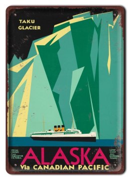ALASKA METALOWY SZYLD PLAKAT VINTAGE RETRO #09531