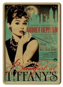 AUDREY HEPBURN METALOWY SZYLD PLAKAT RETRO #02674
