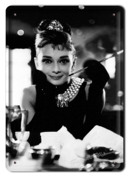 AUDREY METALOWY SZYLD PLAKAT VINTAGE RETRO #01501