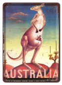 AUSTRALIA METALOWY SZYLD PLAKAT VINTAGE RETRO#09533