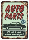 AUTO GARAŻ METALOWY SZYLD PLAKAT RETRO #07594
