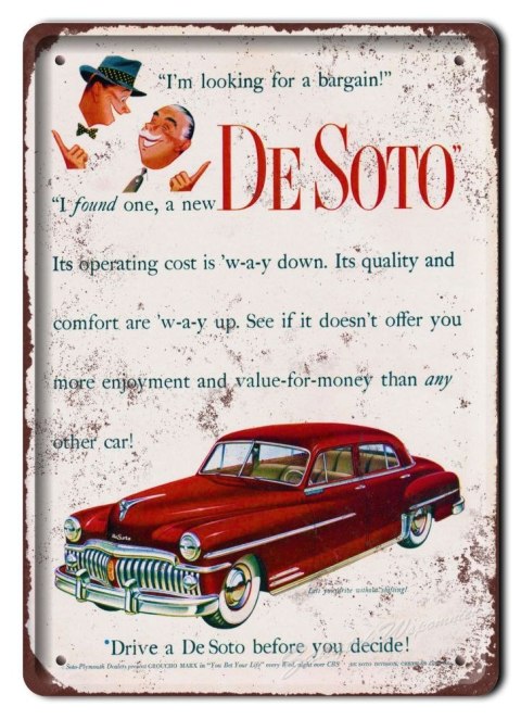 AUTO GARAŻ METALOWY SZYLD VINTAGE RETRO #05789