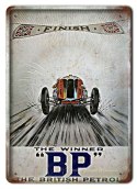 B P METALOWY SZYLD OBRAZEK VINTAGE RETRO #01317