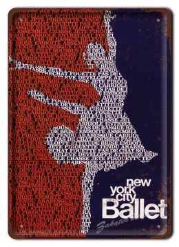 BALET METALOWY SZYLD PLAKAT OBRAZEK #06188