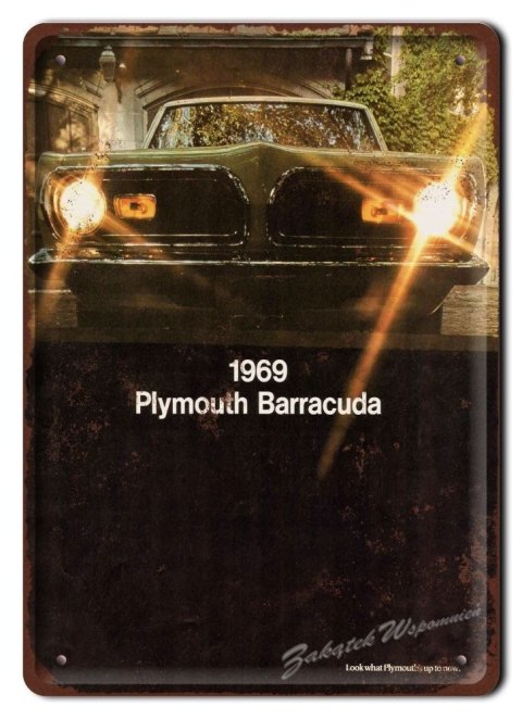 BARACUDA METALOWY SZYLD BLASZKA PLAKAT RETRO #06383