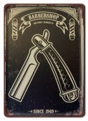 BARBER PLAKAT METALOWY SZYLD OBRAZEK RETRO #20045