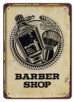 BARBER PLAKAT METALOWY SZYLD OBRAZEK RETRO #20046