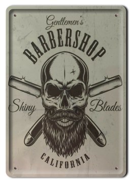 BARBER PLAKAT METALOWY SZYLD OBRAZEK RETRO #20052