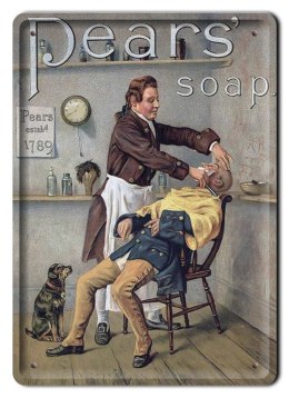 BARBER PLAKAT METALOWY SZYLD RETRO #11770