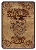 BARBER SHOP METALOWY SZYLD PLAKAT RETRO #08746