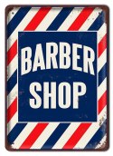 BARBER SHOP METALOWY SZYLD PLAKAT RETRO #08757