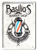 BARBER SHOP METALOWY SZYLD PLAKAT RETRO #08760
