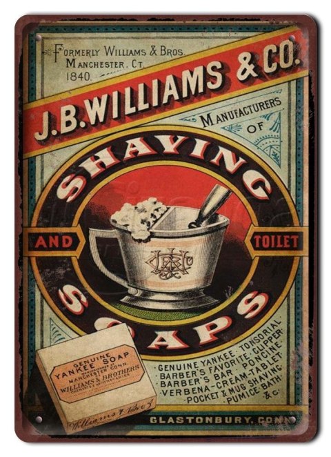 BARBER SHOP METALOWY SZYLD PLAKAT RETRO #08763