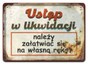 PRL PLAKAT METALOWY SZYLD OBRAZEK RETRO #12704