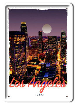 LOS ANGELES PLAKAT METALOWY SZYLD OBRAZEK #20443