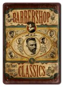 BARBER SHOP MTALOWY SZYLD PLAKAT RETRO #08752