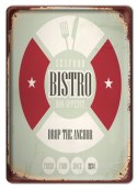 BISTRO METALOWY SZYLD PLAKAT OBRAZEK RETRO #04707