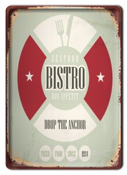 BISTRO METALOWY SZYLD PLAKAT OBRAZEK RETRO #04707