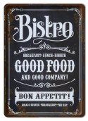 BISTRO METALOWY SZYLD PLAKAT RETRO VINTAGE #10089