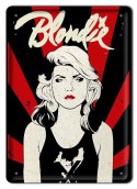BLONDYNKA METALOWY SZYLD OBRAZEK RETRO #08156