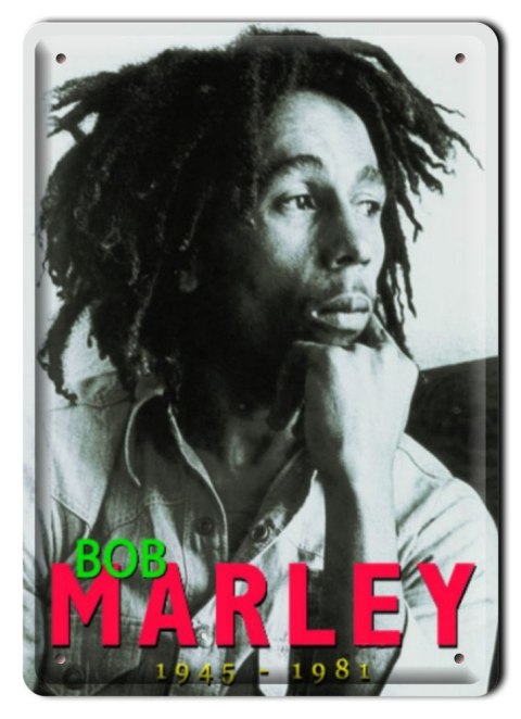 BOB MARLEY METALOWY SZYLD RETRO VINTAGE #00511