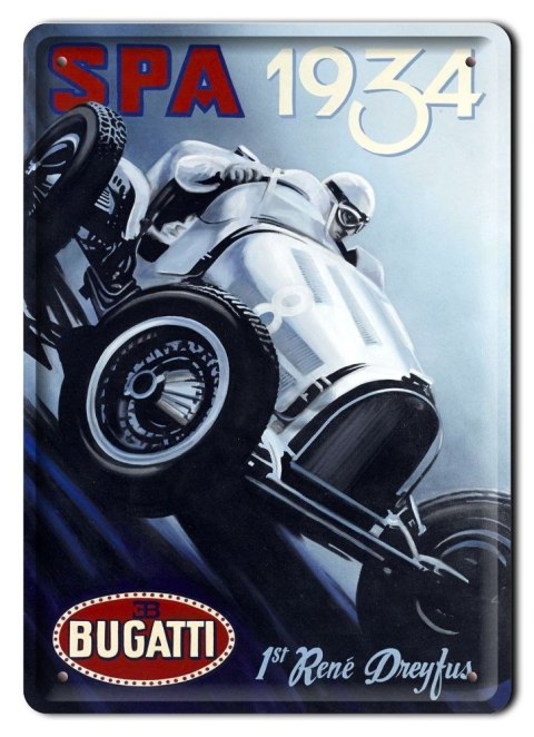 BOGATTI METALOWY SZYLD VINTAGE RETRO #08155