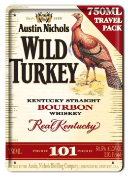 BOURBON METALOWY SZYLD VINTAGE RETRO #08144