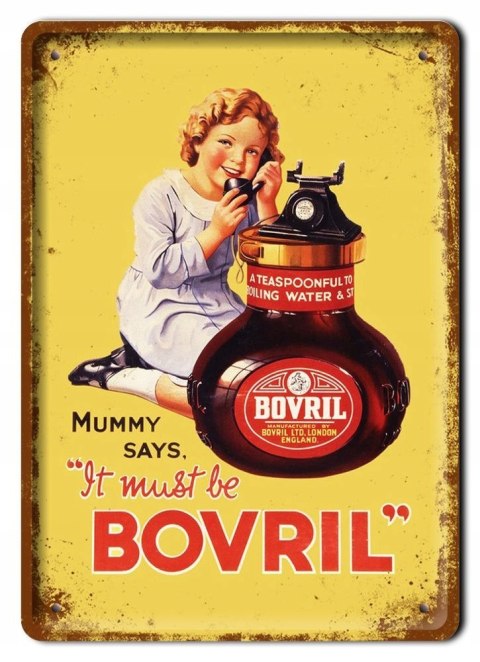 BOVRIL METALOWY SZYLD PLAKAT RETRO #08041