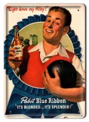 BOWLING METALOWY SZYLD PLAKAT RETRO VINTAGE #09853