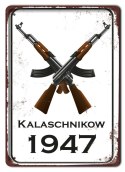BROŃ PLAKAT METALOWY SZYLD TABLICZKA RETRO #11589