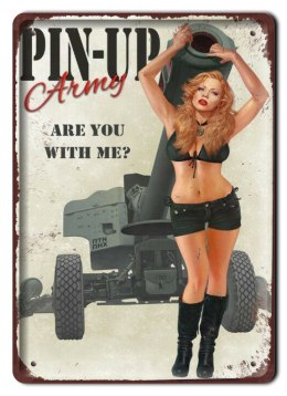 BROŃ PLAKAT METALOWY SZYLD TABLICZKA RETRO #11881