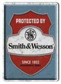 BROŃ SMITH & WESSON METALOWY SZYLD RETRO #00455