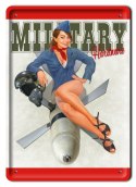 BROŃ TABLICZKA METALOWY SZYLD PLAKAT RETRO #11856