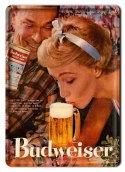 BUDWEISER PIWO METALOWY SZYLD OBRAZEK VINTAGE #01991