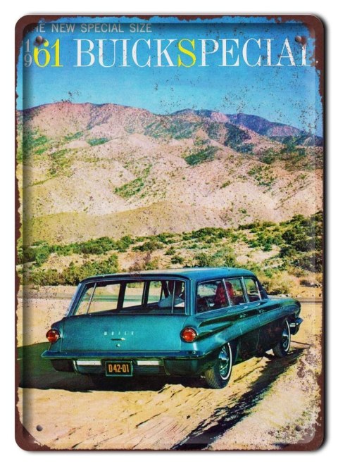 BUICK S SPECIAL METALOWY SZYLD PLAKAT RETRO #05339