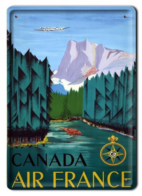 CANADA PLAKAT METALOWY SZYLD OBRAZEK RETRO #07632