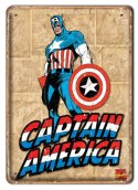 CAPITAN AMERICA METALOWY SZYLD PLAKAT RETRO #00468