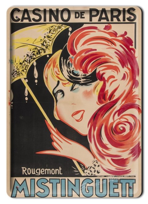 CASINO PARIS METALOWY SZYLD PLAKAT OBRAZEK #01701