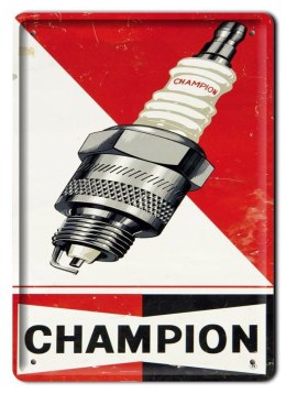CHAMPION METALOWY SZYLD PLAKAT VINTAGE RETRO #07507